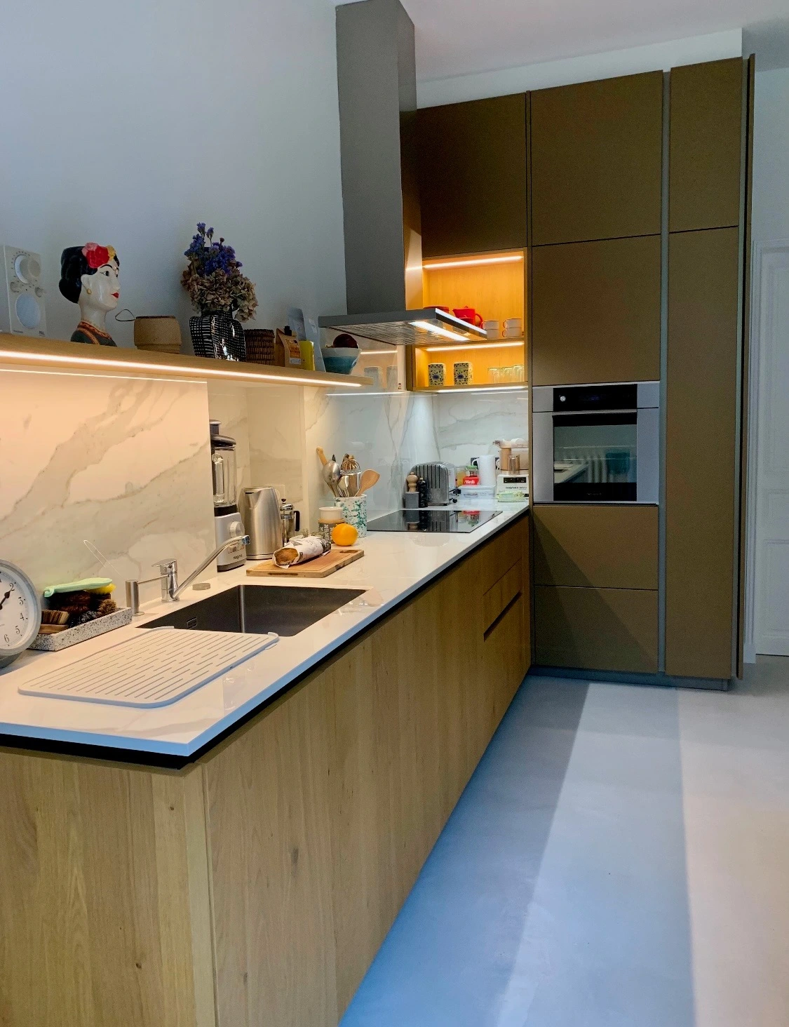 Béton ciré dans votre cuisine